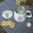 Kubek z porcelany 500 ml z zaparzaczem i pokrywką 92 - 2