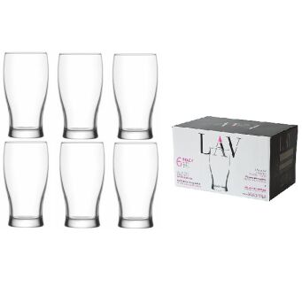 LAV BELEK szklanki 380 ml 6 sztuk