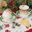 FILIŻANKA 250 ze spodkiem porcelana zestaw 2 sztuki S5 - 2