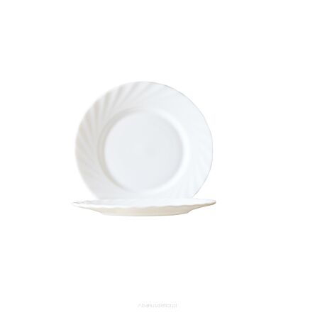 TRIANON TALERZ deserowy 15,5 cm BIAŁY Luminarc