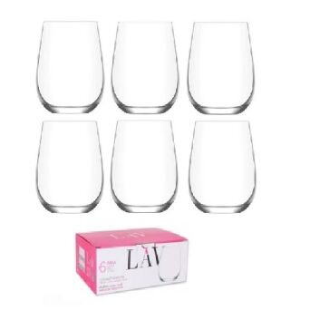 LAV GAIA szklanki 360 ml 6 sztuk