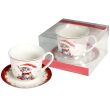FILIŻANKA jumbo 400 ze spodkiem porcelana S2 - 2