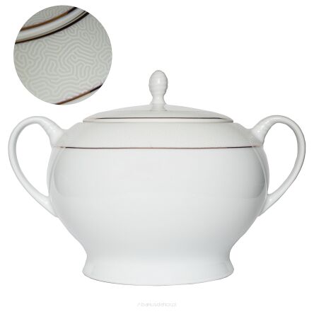 Waza do zupy biała 3 litry Emily Gold