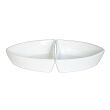 Salaterka trójkąt z porcelany 10 cm - 2