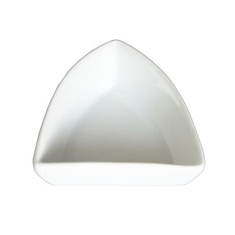 Salaterka trójkąt z porcelany 10 cm