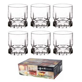 DIAMOND szklanki 325 ml 6 sztuk Ambition