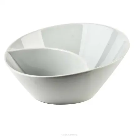 Salaterka skośna z porcelany 20,5