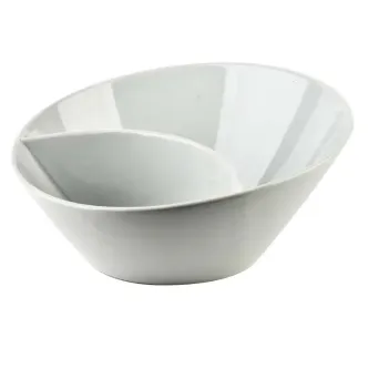 Salaterka skośna z porcelany 20,5
