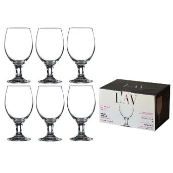 LAV MISKET kieliszki do piwa 400 ml 6 sztuk
