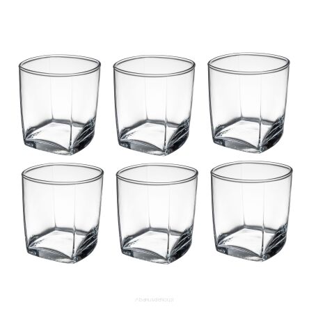 Szklanki kwadratowea 310 ml 6 sztuk