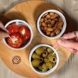 MasterChef zestaw 3 miseczek do przekąsek na drewnianej podstawce - 4