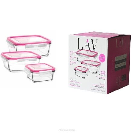 LAV FRESCO komplet 3 pojemników
