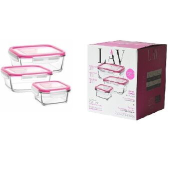 LAV FRESCO komplet 3 pojemników