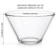 Salaterka przezroczysta skośna 16,6 cm - 2