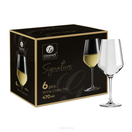 Kieliszki do wina lub wody 470 ml 6 sztuk Signature