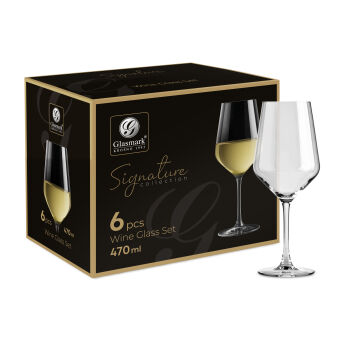 Kieliszki do wina lub wody 470 ml 6 sztuk Signature