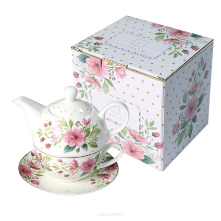 FILIŻANKA 250 ze spodkiem z dzbanuszkiem 400 ml 110