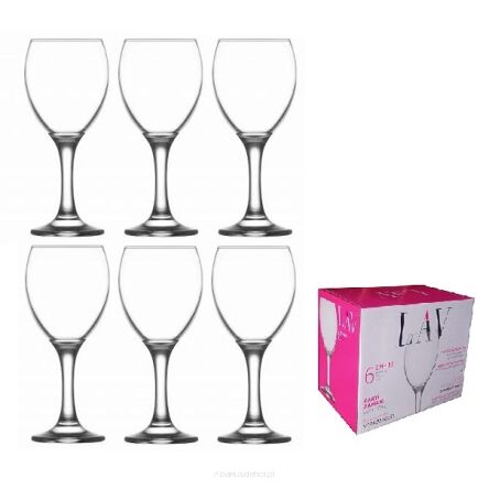 LAV EMPIRE kieliszki do wina 205 ml 6 sztuk