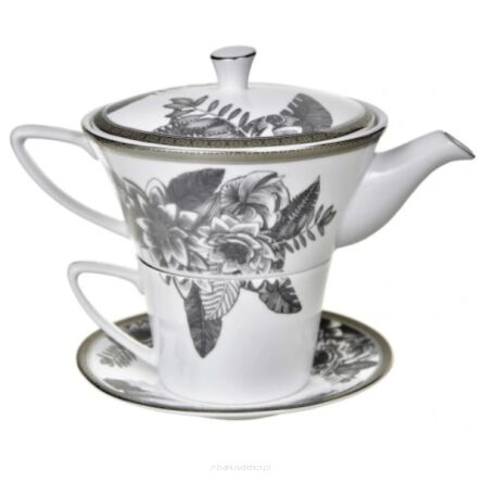 FILIŻANKA Z CZAJNICZKIEM z porcelany TAFO