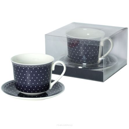 FILIŻANKA jumbo 400 ze spodkiem porcelana 102