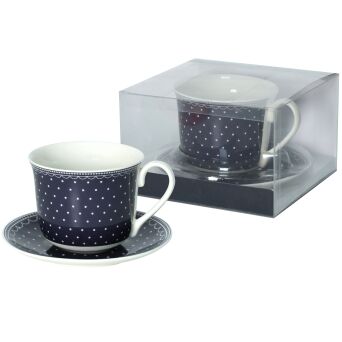 FILIŻANKA jumbo 400 ze spodkiem porcelana 102