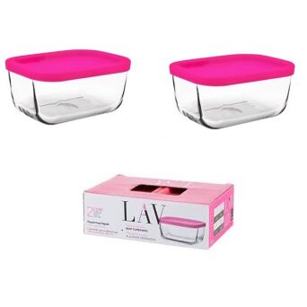 LAV CUBE komplet 2 pojemników 405 ml
