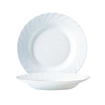 TRIANON TALERZ głęboki 22,5 cm BIAŁY Luminarc